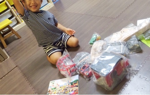 口コミ：三歳のブリオデビュー☆自宅でレスキューセットを満喫の画像（1枚目）