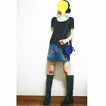 デニムミニ×ロングブーツ★TOPSHOP★ Ladies Bags Mini Crossbody Shoulder Clutch Bag Purse BNWT FREE P&P お値段3,427円くら…のInstagram画像