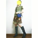 カーキとろみTシャツ×花柄ワンピ×ロングブーツ★TOPSHOP★ Ladies Bags Mini Crossbody Shoulder Clutch Bag Purse BNWT FREE P&P …のInstagram画像