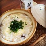 #お昼ごはん #lunch #鎌田醤油 #monipla かに缶でかに雑炊♡のInstagram画像