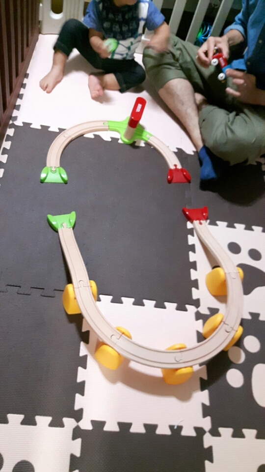 口コミ：ブリオ☆My First Railway Battery Train setの画像（6枚目）