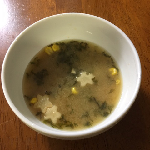 口コミ：野菜だし入りこども味噌汁の画像（2枚目）