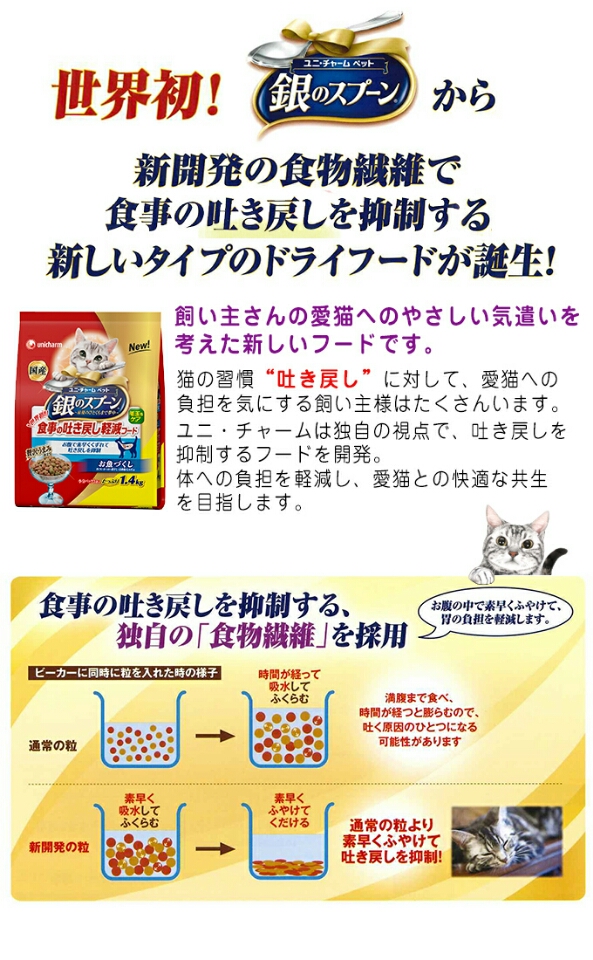 口コミ：モニター☆銀のスプーン 食事の吐き戻しを軽減するフードの画像（3枚目）