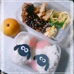 初キャラ弁当♡難しすぎた汗 ショーン可愛い♡♡#ひつじのショーン弁当 #ひつじのショーンキャラ弁 #moniplaのInstagram画像
