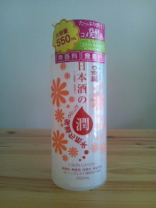 口コミ：
  日本盛　日本酒のたっぷり保湿化粧水。
の画像（1枚目）