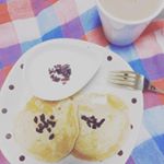 カカオニブで朝ごはん😚ヨーグルトと手作り薩摩芋のパンケーキにカカオニブをのせて頂きます😍#begarden #ビーガーデン #monipla #カカオニブのInstagram画像