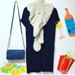 冬の女子会に向けて買ったワンピースとファー（＾▽＾） はやく着てお出かけしたいな！楽しく笑ってお酒も飲んで時間を忘れても、にじまないアイライナーでおめかししていきたい！#キングダムジェルアイライナ…のInstagram画像