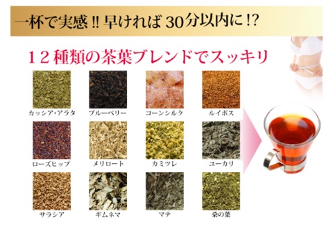 口コミ：美味しいお茶で便秘解消！スピードシェイプ プラス ドカデルティーの画像（2枚目）