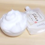 どろ豆乳石鹸 どろあわわ🎶弾力のあるモコモコ濃密泡が気持ち良いの😊💕 肌への密着感に感動✨つるすべ肌になれるよ〜#どろあわわ #洗顔 #泡洗顔 #moniplaのInstagram画像