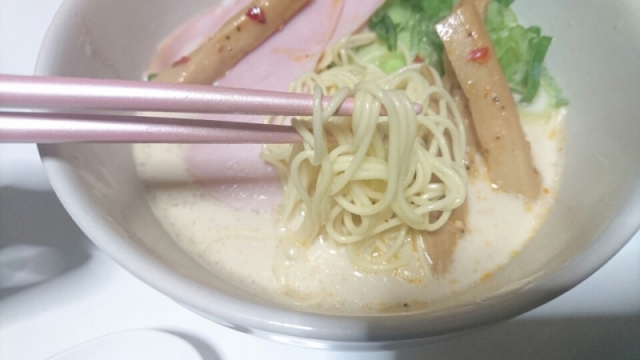 口コミ：
  156.身体に優しい「とんこつ風」ラーメン
の画像（8枚目）