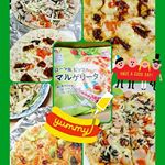 今日はピザの日ですよー！！！ 土日は#アクリブランド さんの#ローマ風薄焼きクラスト で#ピザ の試食会をしましたぁ～(´・ω・｀) ピザと言えば#マルゲリータ ‼(￣ー￣) とっても使い易いsize…のInstagram画像