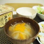 #おはようございます#円熟こうじみそ の#お味噌汁 で#和食・#ビューティーフード の先生が#発酵食品 が良いと言っていたので、早速#味噌 を取り入れてみました( ´ ▽ ` )ﾉ・…のInstagram画像