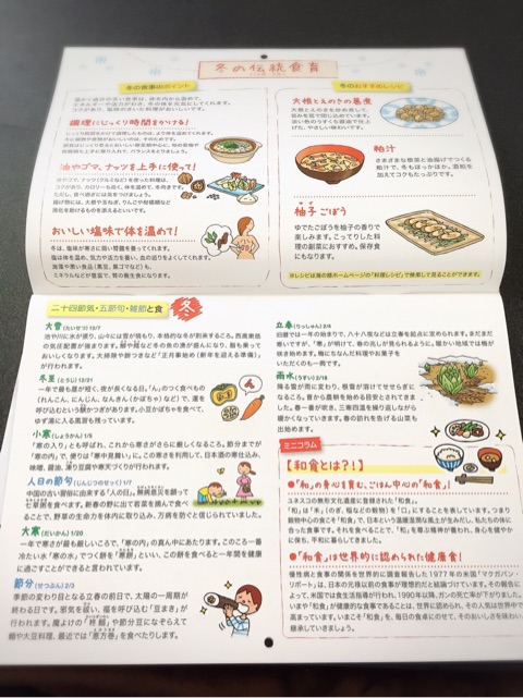 口コミ：食育カレンダー☆伝統食育暦の画像（2枚目）