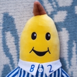 口コミ：【25周年おめでとう】IWAYA バナナインパジャマの大きなぬいぐるみ ☆の画像（6枚目）