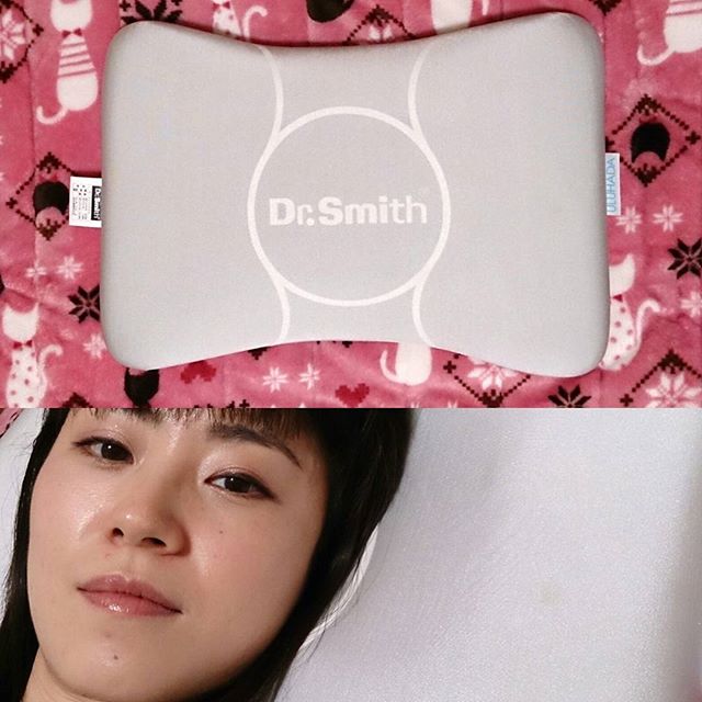 口コミ投稿：Dr.Smithさまよりいただきましたこの枕。なんと寝ながら髪とお肌を保湿してくれるん…