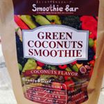 Smoothie Bar　グリーンココナッツスムージー 届く活性酵素・大麦若葉をスムージーに。忙しい朝にも手軽に栄養補給できます。ビタミン・ミネラルがバランスよく配合されているだけでなく、…のInstagram画像