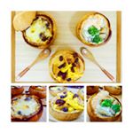 *12/11ホムパリさんのブレッドボールをお試し😻.ホームパーティー専門のお店で、パンも中身が綺麗に手軽にくり抜けるようになっています🍞.お味ももちろん美味しくて、ついついワインやシャ…のInstagram画像