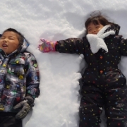 沢山の雪