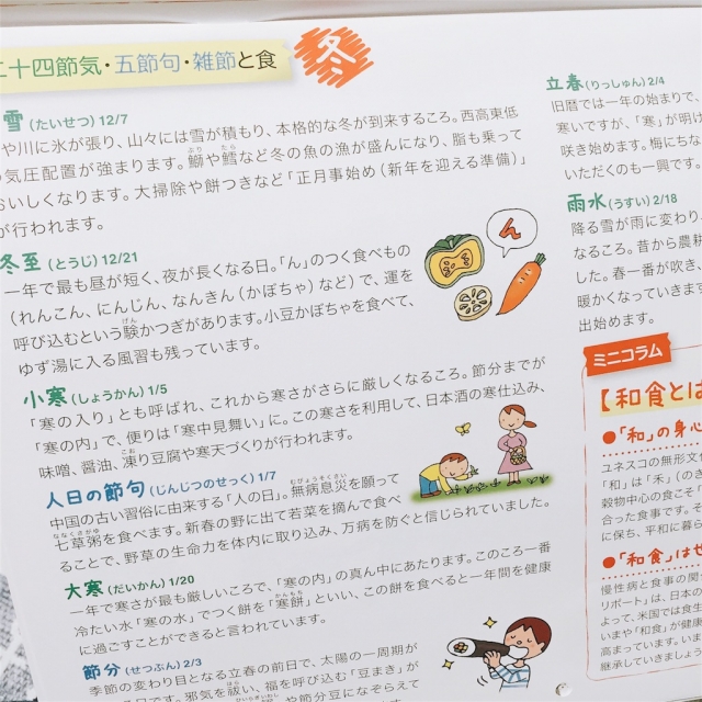 口コミ：日本の伝統食をまなぶ。伝統食育暦カレンダー！の画像（4枚目）