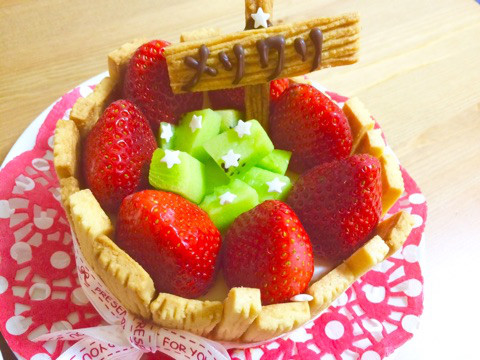 口コミ：モニター品で手作りケーキ&サラダ♡クリスマスのお家ごはんの画像（4枚目）