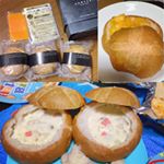 今年のクリスマスは、HOMPARIさんのブレッドボールとボストン風クラムチャウダーとフレンチブレッドボールを食べました😍💖💖レンジでチンするだけで簡単に作れちゃうので、パーティーやおもてなしの時に…のInstagram画像