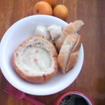 レンジで手軽にできて本格的スープとパンはふんわりでこれはオススメ！！#パンdeパーティー #moniplaのInstagram画像