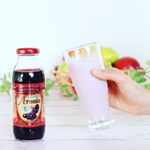 Aronia juice ;)チョベリグ=チョークベリーグッド(。-∀-)..ポリフェノールが疲れ目に効きそう💖.#chokeberry #aroniada #monipla …のInstagram画像