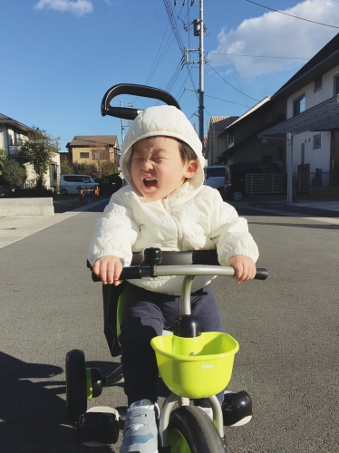 三輪車デビュー★の画像（1枚目）