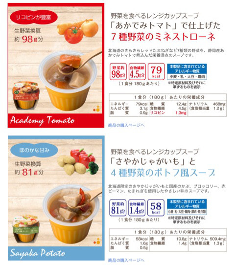 口コミ：【モニター】野菜をMotto!!レンジカップスープの画像（2枚目）