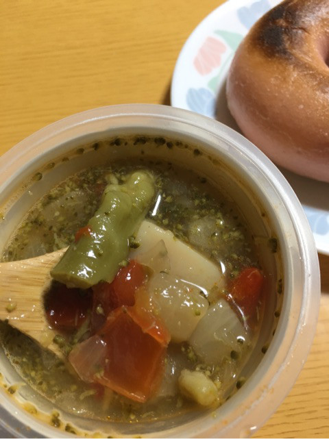 口コミ：【モニター】野菜をMotto!!レンジカップスープの画像（4枚目）