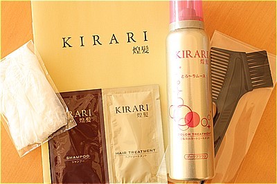 口コミ：白髪用トリートメントムース「KIRARI」をお試し！の画像（1枚目）