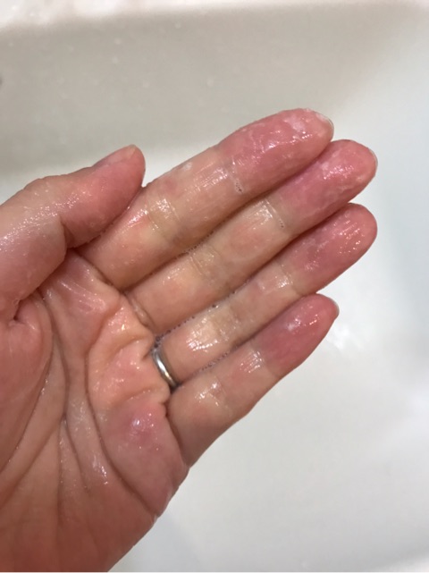 口コミ：手作り洗顔石鹸ラベンダーハニーの画像（3枚目）