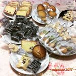 #ラッピング して完成💕#パウンドケーキ#フィナンシェ#クマクッキー#ブラウニー#4色クッキー 我ながら頑張った😆それぞれお友達や職場へ組み合わせてお配りしまーす🎶とりあえず、全ての詰め合…のInstagram画像