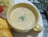 口コミ：有り合わせの野菜で☆彡やさしい味わいのミルクスープの画像（7枚目）