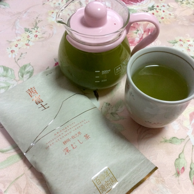 口コミ：ハラダ製茶の静岡産深蒸し茶「茜富士」でほっこり緑茶タイム♪の画像（1枚目）