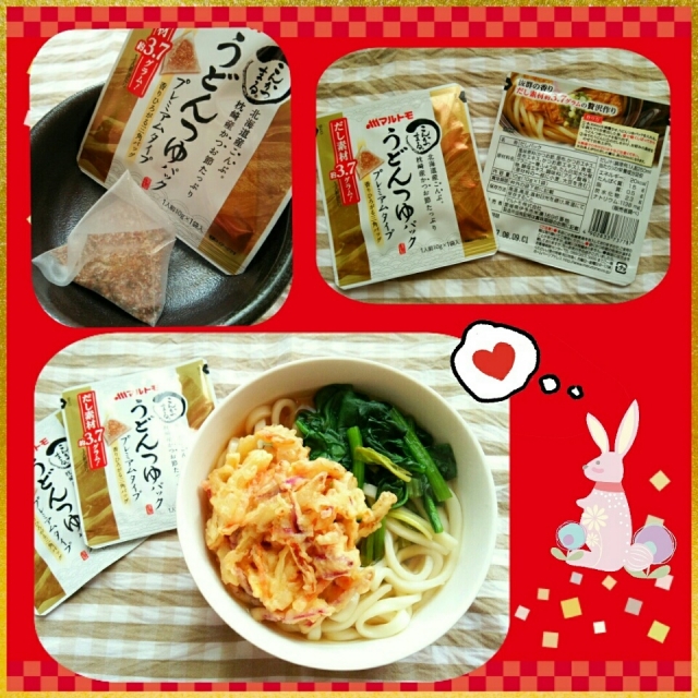 口コミ：《こんかつまる》うどんつゆパック♡ティーバッグみたいに簡単美味うどん♪の画像（4枚目）