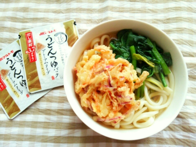 口コミ：《こんかつまる》うどんつゆパック♡ティーバッグみたいに簡単美味うどん♪の画像（1枚目）