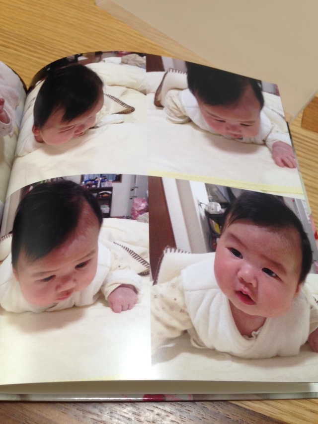 口コミ：大切な思い出をフォトブックに♡　MyBook　☆娘の記録2~3か月☆の画像（8枚目）