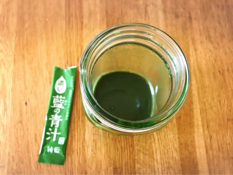 口コミ：野菜不足の方必見！便秘解消！濃くて美味しい『濃い藍の青汁』の画像（6枚目）