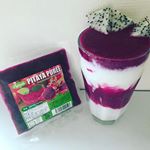 ○◆○◆○・ピタヤスムージー♡無糖のピタヤピューレとりんご、ホワイトチアシードをミキサーにかけるだけ♡ヨーグルトとの相性もぴったり☺️💕・・#ピタヤボウル #ピタヤ…のInstagram画像