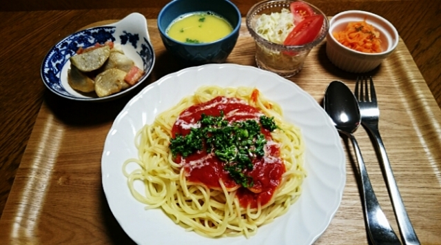 口コミ：ポポラマーマの生スパゲティ&トマトソースの画像（4枚目）