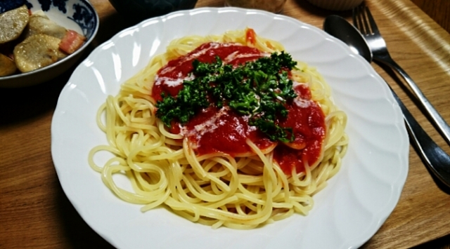 口コミ：ポポラマーマの生スパゲティ&トマトソースの画像（3枚目）