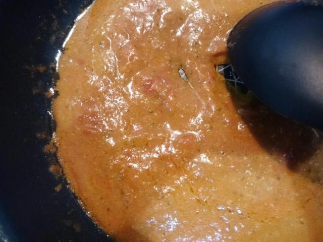 口コミ：【うちごはん】パスタソースで簡単アレンジ♪肉団子のトマトバジルソースの画像（4枚目）