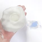 ピアベルピアＱソープ（固形石けん）を試してみました。バリア機能が低下した肌をまもるため、徹底的に低刺激にこだわった、敏感肌・超乾燥肌用のせっけんです💕泡アート、目玉焼き🐣もっちり弾力あ…のInstagram画像
