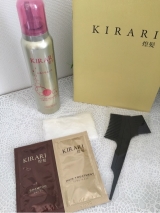 口コミ記事「KIRARI白髪用カラートリートメントムース」の画像