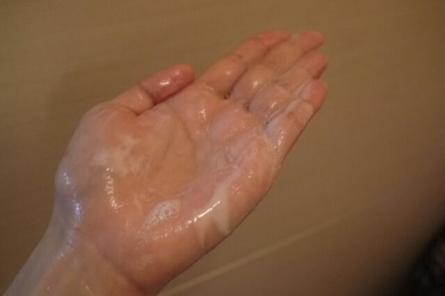 口コミ：
  手作り洗顔石鹸クイーンオブソープ　ラベンダーハニー
の画像（4枚目）