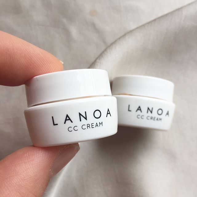 口コミ投稿：ラノアのCCクリームの２種類の色味「ピュアナチュラル」「ピュアオークル」サンプル…