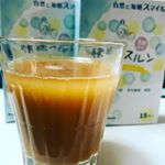快適スルン3日目。効果出てきました。スルン♪今日は冷たいルイボスティーに混ぜてみました#快適スルン #便秘 #妊婦便秘 #妊活 #妊婦 #妊活中 #出産準備 #PMS #プレママ #マ…のInstagram画像