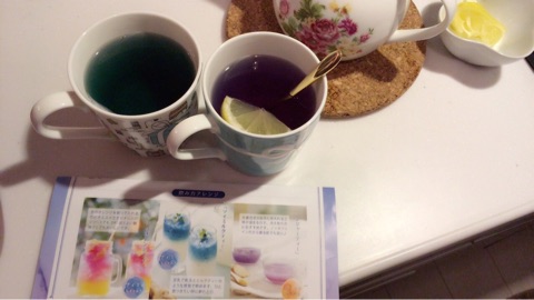 口コミ：青の花茶★オリエンタルブルーのお茶の画像（6枚目）