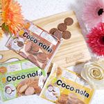 最近お気に入りの#クッキー ♡ココノーラです( *´艸`)#ココナッツ で出来てて、グルテンフリーなんです！！しかも、話題の#キヌア も入ってるんです！！他にも玄米全粒粉 や食物繊維 …のInstagram画像